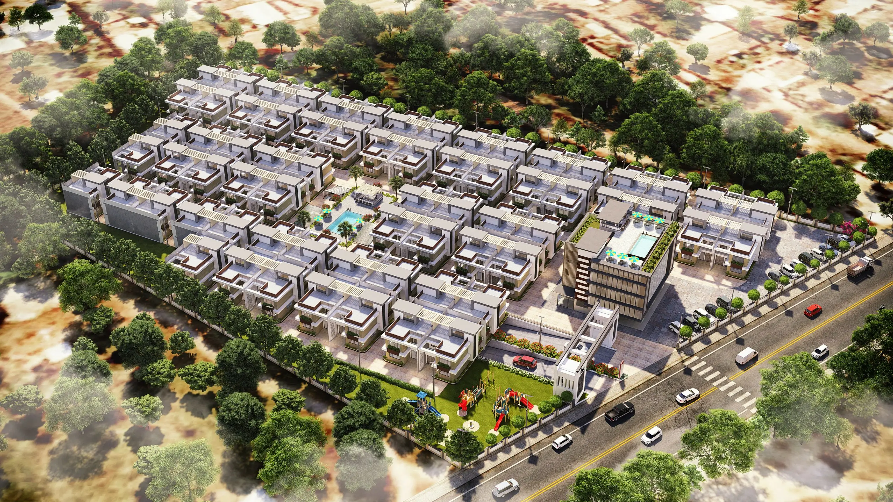 Township at Benin Africa